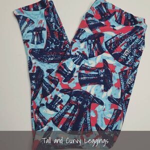 LuLaRoe TC Leggings Americana Patriotic NEW